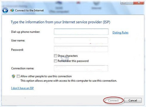 آموزش نصب مودم Dial-Up