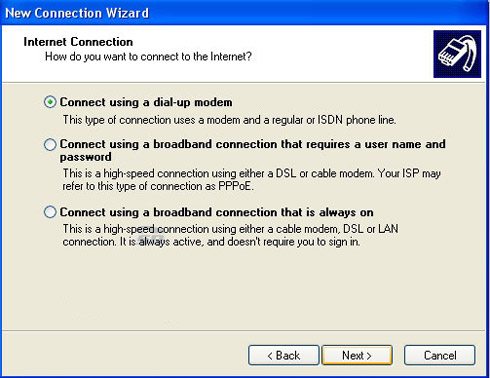 آموزش نصب مودم Dial-Up