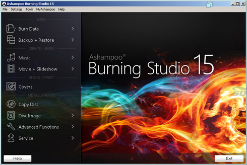 نرم افزار سریع و آسان رایت CD و DVD آشامپو - Ashampoo Burning Studio 15