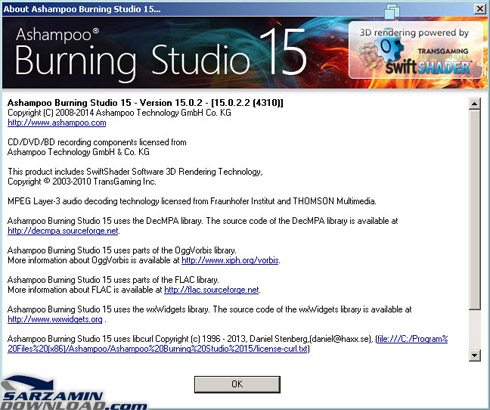 نرم افزار سریع و آسان رایت CD و DVD آشامپو - Ashampoo Burning Studio 15