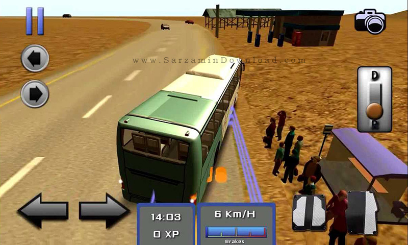 بازی اتوبوس (برای اندروید) - Bus Simulator 3D 1.8.7 Android