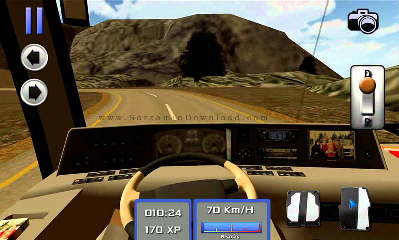 بازی اتوبوس (برای اندروید) - Bus Simulator 3D 1.8.7 Android