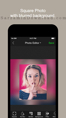 نرم افزار ویرایش تصاویر (برای اندروید) - Photo Grid 5.151 Android