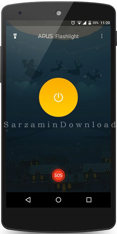 چراغ قوه (برای اندروید) - APUS Flashlight 1.1.5 Android