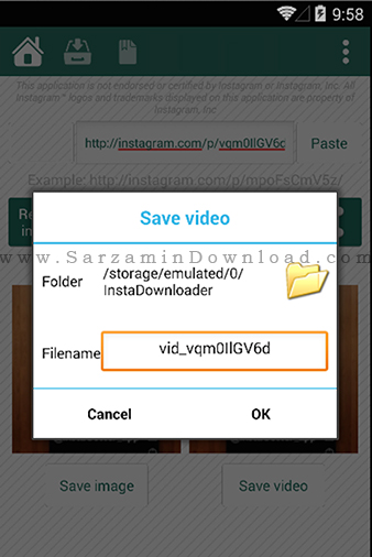 نرم افزار دانلود فیلم از اینستاگرام (برای اندروید) - iGetter for Instagram Pro 1.5.3 Android