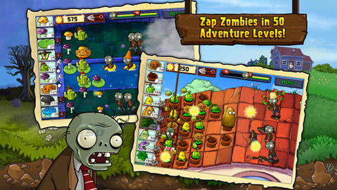 بازی گیاهان علیه زامبی ها برای موبایل آیفون - Plants vs Zombies 2 v.3.0.1 iOS