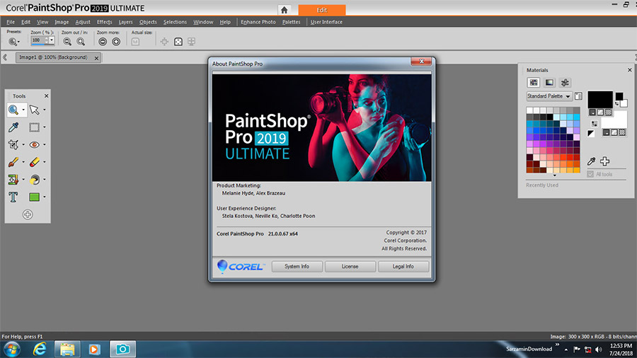 نرم افزار حرفه ای ویرایش عکس (برای ویندوز) Corel Pro 2019 Ultimate 21.0.0.67 Windows