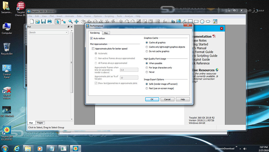نرم افزار رسم نمودار های 2 بعدی و 3 بعدی (برای ویندوز) - Tecplot 360 EX 2021 R2 v2021.2.0.7461 Windows