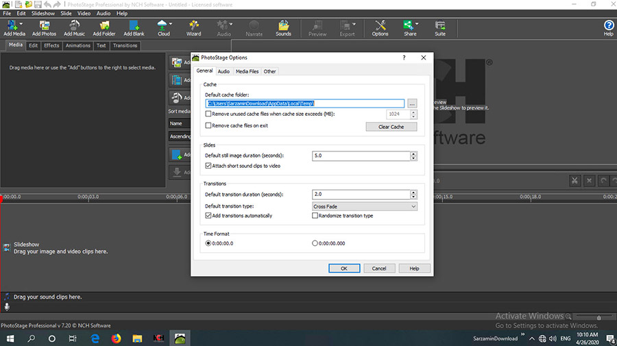 نرم افزار ساخت آلبوم عکس دیجیتال (برای ویندوز) - PhotoStage Slideshow Producer Pro 7.20 Windows