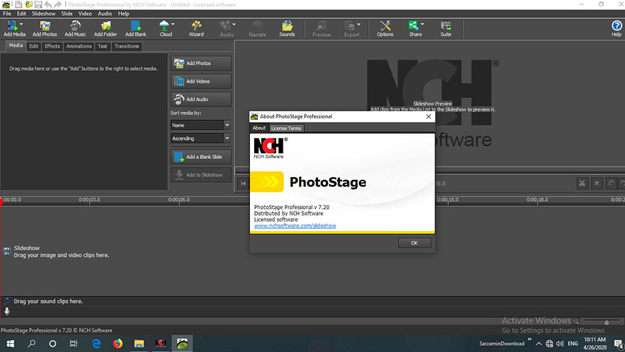 نرم افزار ساخت آلبوم عکس دیجیتال (برای ویندوز) - PhotoStage Slideshow Producer Pro 7.20 Windows