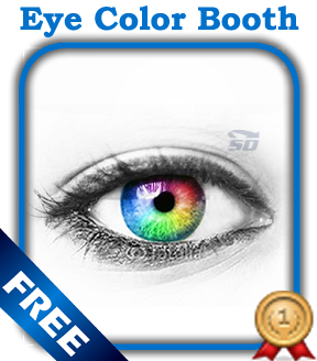 نرم افزار تغییر رنگ چشم (برای اندروید) - Eye Color Booth Pro 1.0 Android