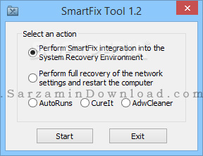 نرم افزار حل مشکلات سیستم (برای ویندوز) - SmartFix Tool 1.4.3 Windows