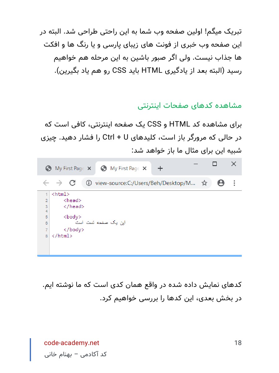 دانلود کتاب آموزش HTML برای فوق مبتدی ها