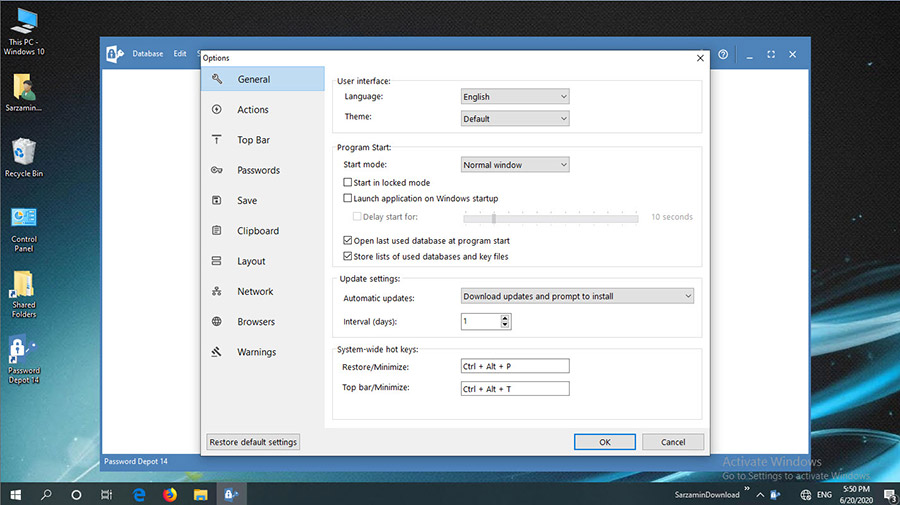 نرم افزار مدیریت و ذخیره سازی پسورد ها (برای ویندوز) - Password Depot Pro 17.2.6 Windows