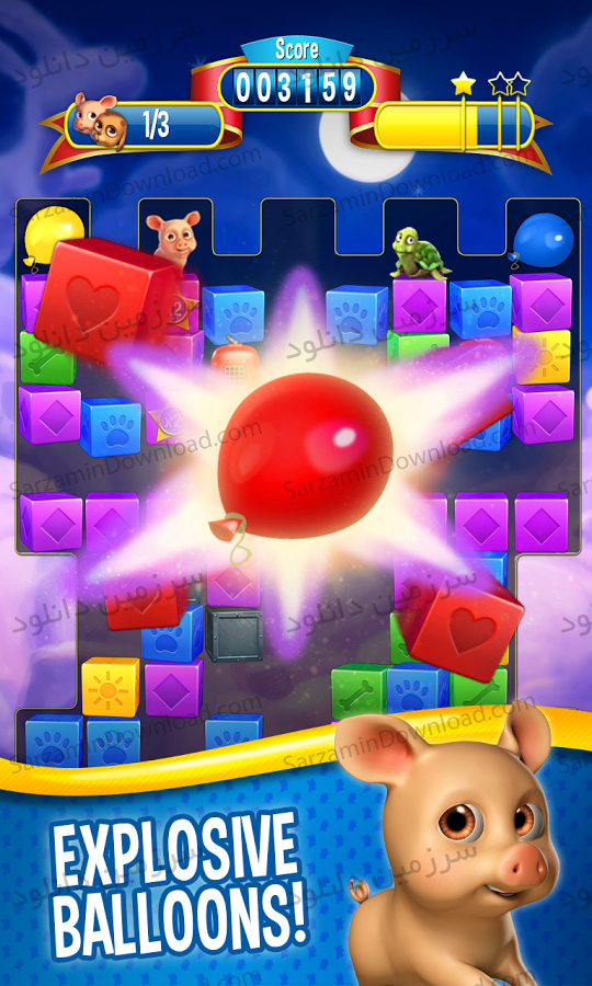 بازی نجات حیوانات خانگی (برای اندروید) - Pet Rescue Saga 1.137.10 Android