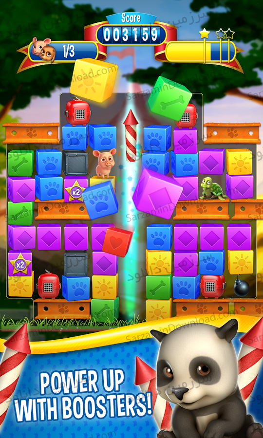 بازی نجات حیوانات خانگی (برای اندروید) - Pet Rescue Saga 1.137.10 Android