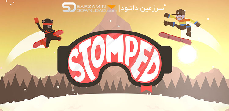 بازی اسکی روی برف (برای اندروید) - Stomped 1.0.1 Android