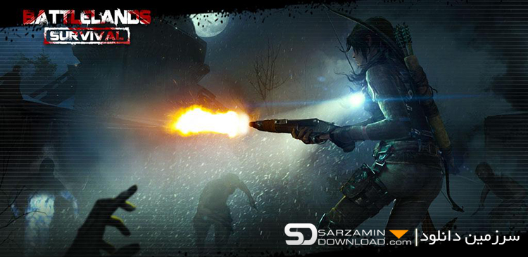 بازی تلاش برای بقا در زمین جنگ (برای اندروید) - Battlelands Survival - Dead Royale Zombie Shooting 1.1.2 Android