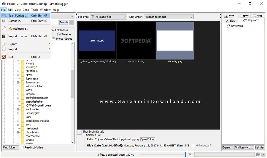 نرم افزار نمایش و مدیریت تصاویر (برای ویندوز) - JPhotoTagger 0.41.0 Windows